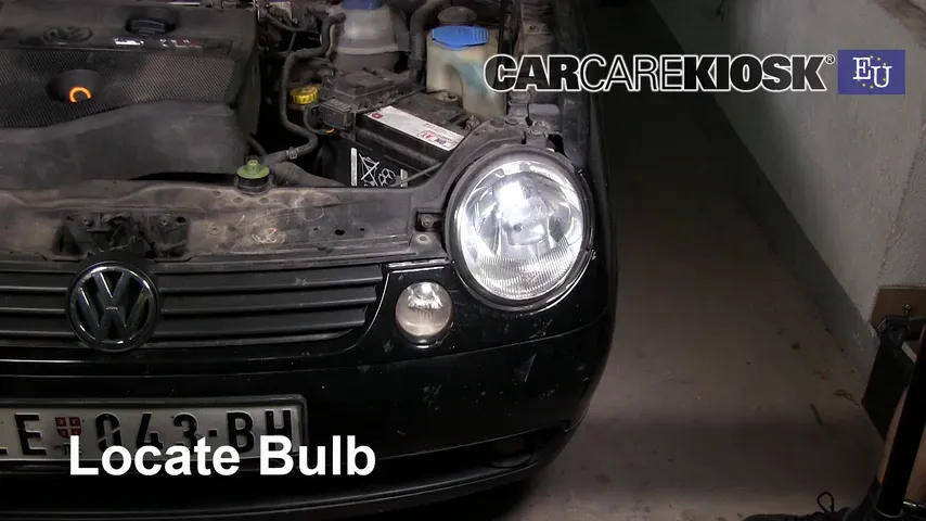 1999 Volkswagen Lupo TDI 1.4L 3 Cyl. Turbo Diesel Lights Highbeam (replace bulb)